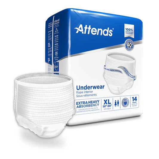 Attends Adult Absorbent Underwear XLarge (Caja de 56)